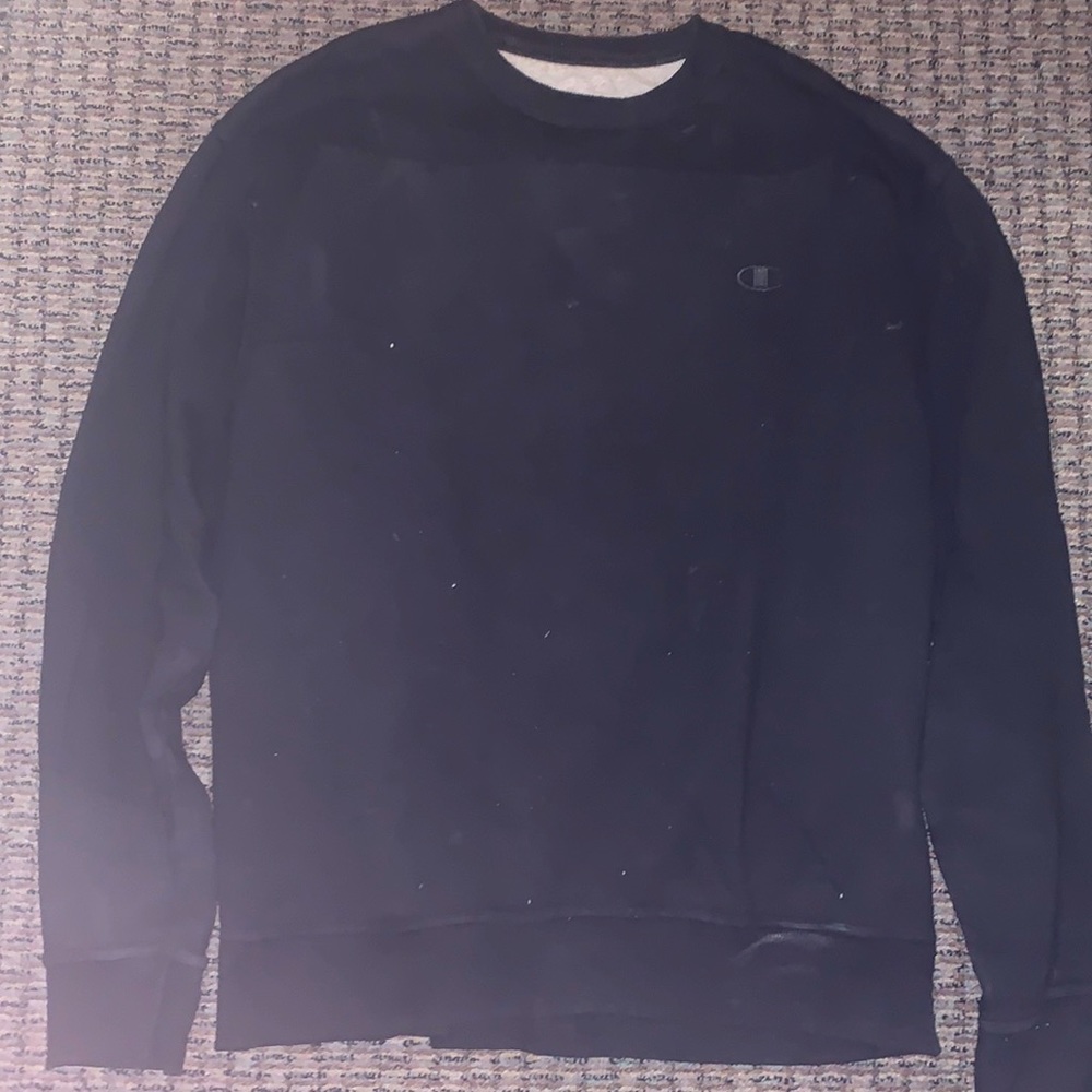 Black champion sweater